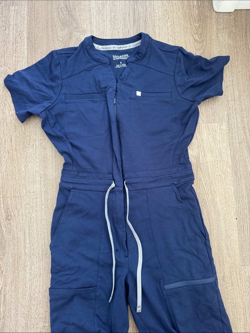 Fabletics Navy Small Jumpsuit